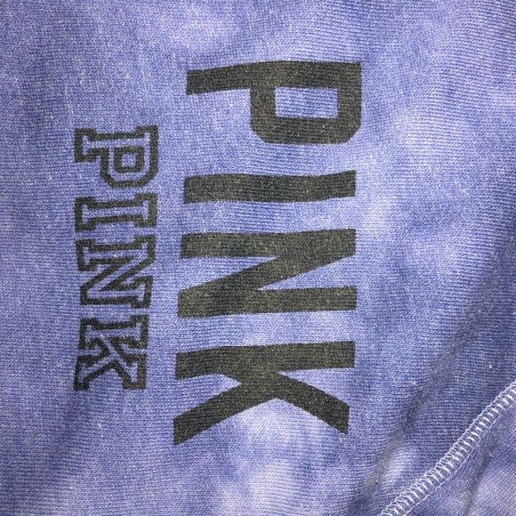 VS PINK | Zip Hoodie | Blue Tie Dye - Picture 3 of 6